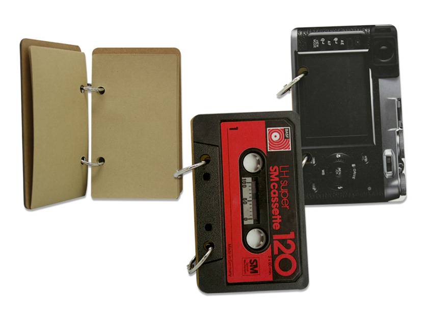 Libreta kraft con anillas retro