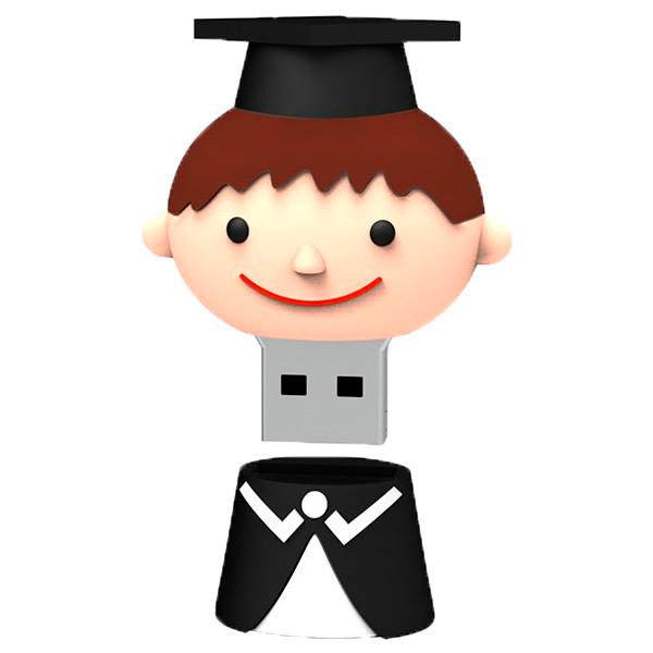 Memoria usb graduación niño birrete 8gb