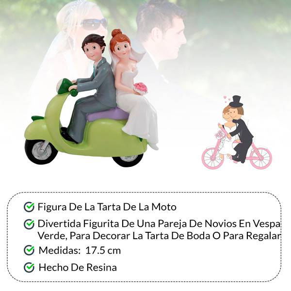 Figura pastel moto