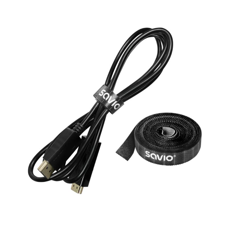 ORGANIZADOR CABLES SAVIO OC-06 CINTA VELCRO