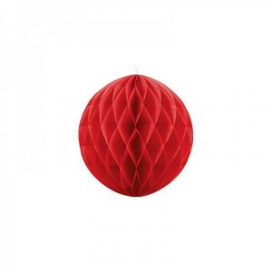 Pompones nido 20cm rojo