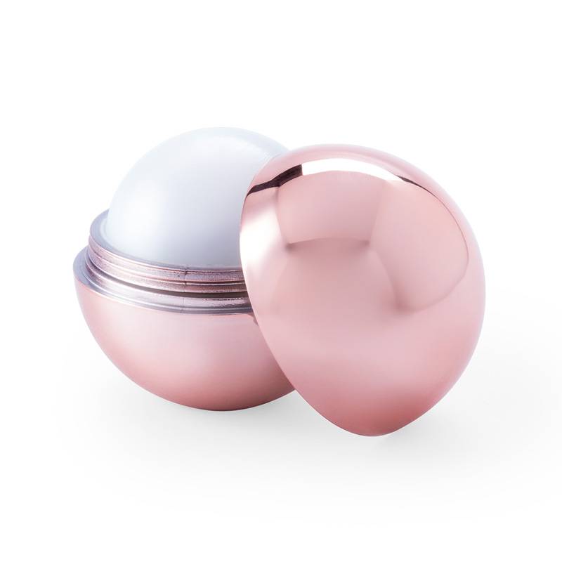 Balsamo labial metalizado rosa