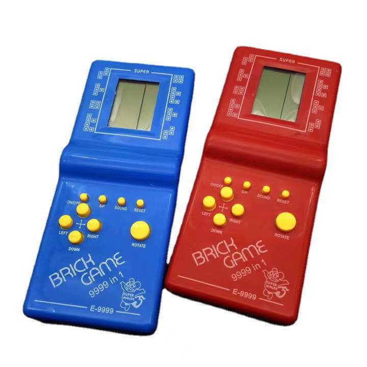 Consola retro juegos brick tetris en caja