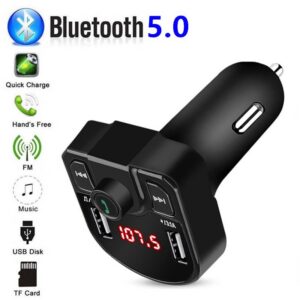 Cargador mp3 coche multifunción bluetooth en caja
