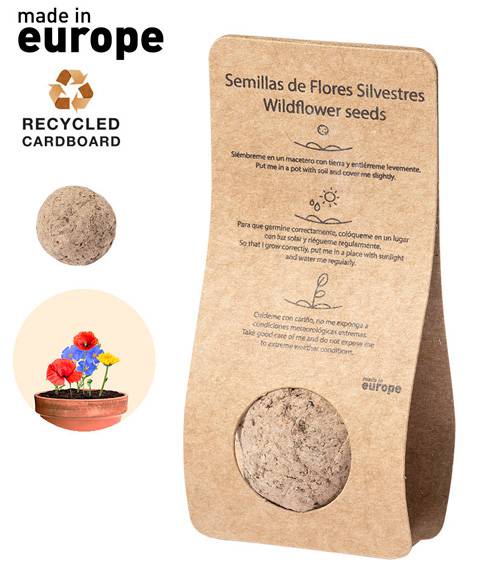Bombón de semillas ecológico