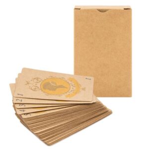 Baraja española papel kraft reciclado