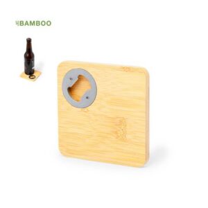 Posavasos abridor bambú madera