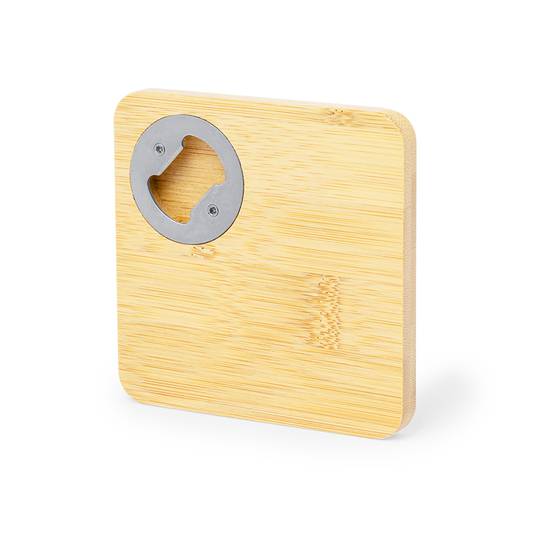 Posavasos abridor bambú madera