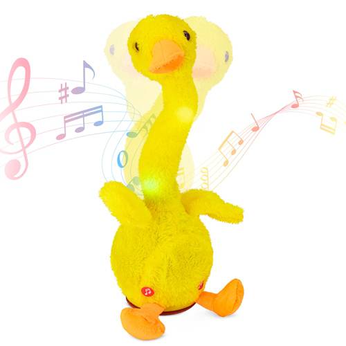 Pato bailarin y cantarin en caja regalo