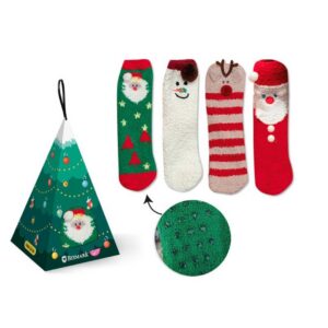 Calcetines navidad niños en caja