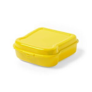 Fiambrera sandwich amarillo
