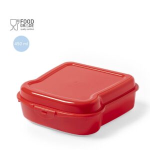 Fiambrera sandwich rojo