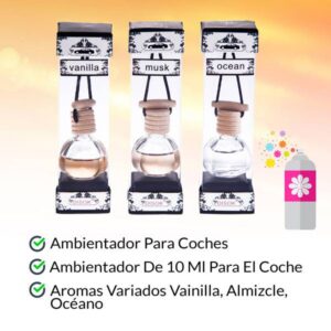 Lote 12 fragancia ambientador para coche