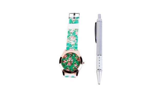 Lote de 100 relojes floral en caja de regalo - Imagen 4