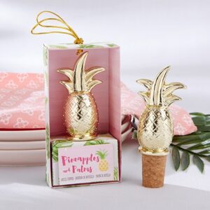 Caja 500 tapones piña en caja de regalo