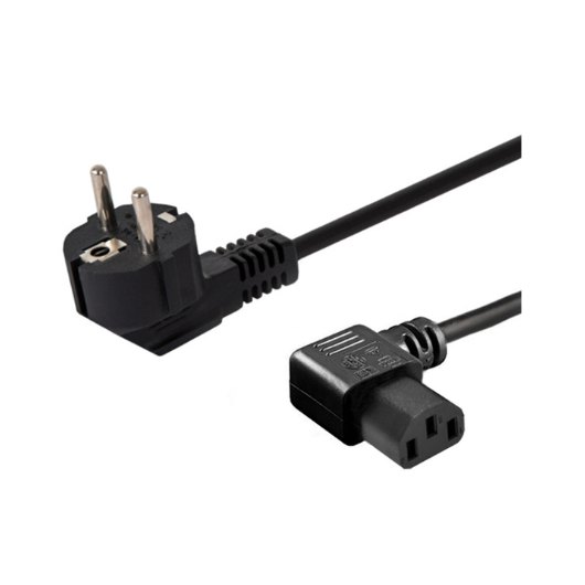 CABLE ALIMENTACIÓN SAVIO ANGULAR SCHUKO-IEC C13