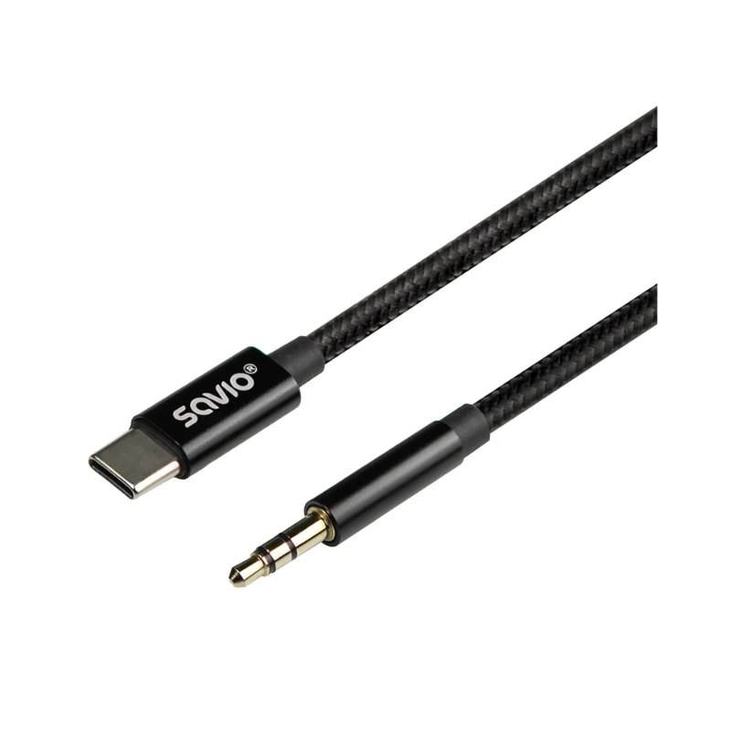CABLE USB-C A MINI-JACK SAVIO CL-187 1M