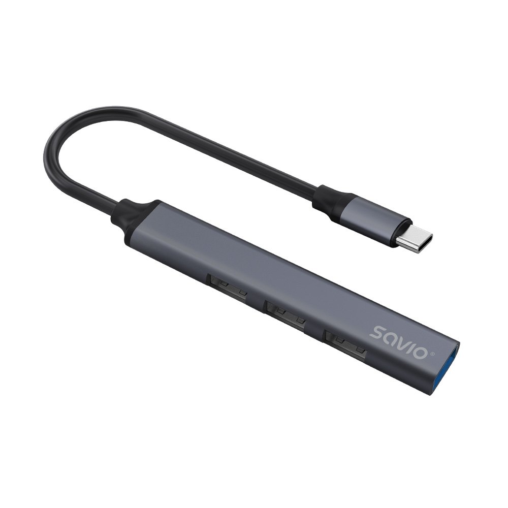 HUB USB(C) – 3 X USB(A) 2.0 + 1 X USB(A) 3.1 SAVIO