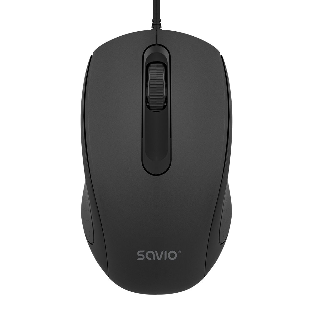RATON OPTICO SAVIO MB-02 CON CABLE USB-A 1200 DPI