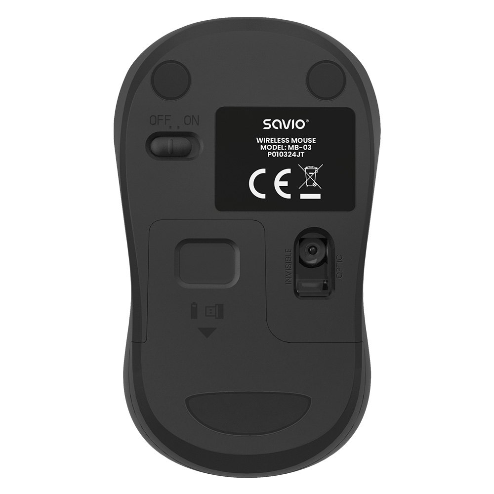 RATON OPTICO SAVIO MB-03 WIRELESS 1000 DPI