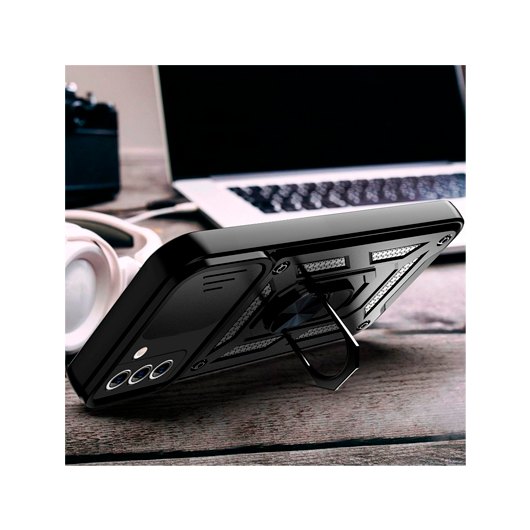 FUNDA COOL IPHONE 16 PRO HARD RING NEGRO