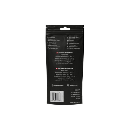 PASTA TERMICA SAVIO GLACIER 1G TG-04
