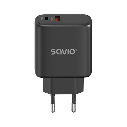 CARGADOR SAVIO LA-06 DUAL 30W USB 3.0