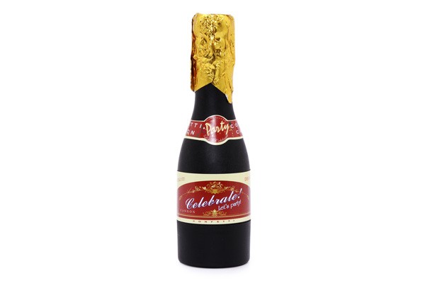 Cañon espirales en forma de botella de champan