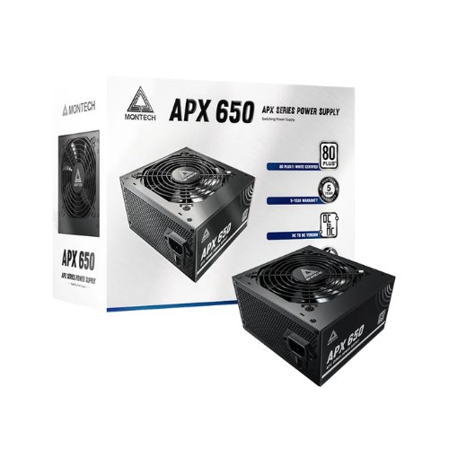 FUENTE ATX 650W MONTECH BLACK APX650