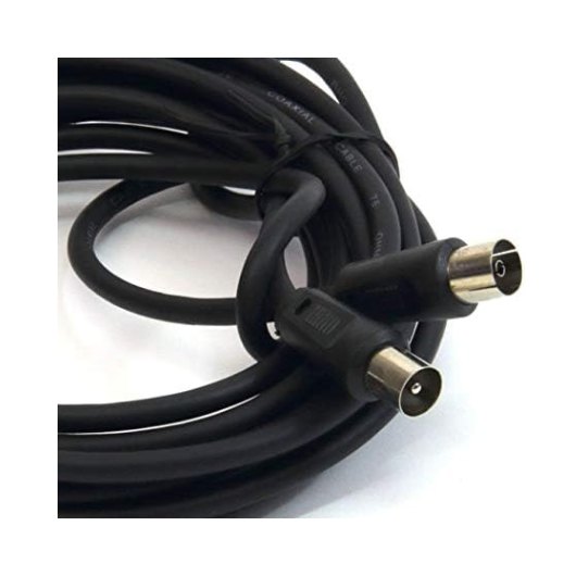 CABLE ANTENA PEPEGREEN NEGRO 5M M/H