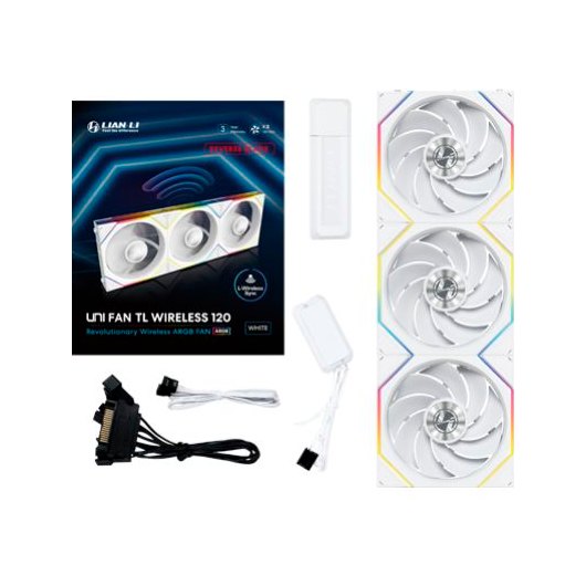 VENTILADOR 120X120 LIAN LI UNIFAN TL120 WIRELESS WHITE R
