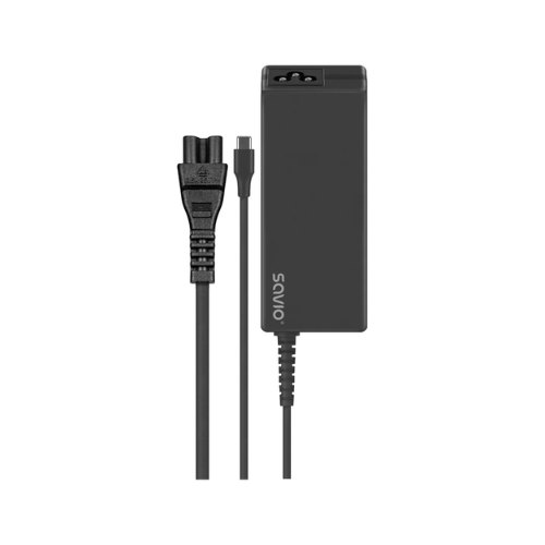 ADAPTADOR CORRIENTE SAVIO USB-C 65W ZA-01