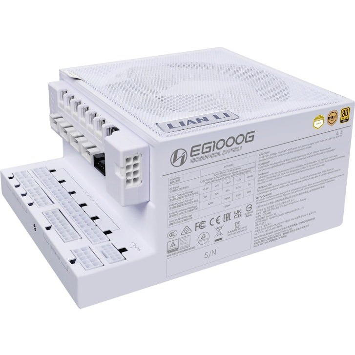 FUENTE DE ALIMENTACION ATX LIAN LI EDGE GOLD 1000W WHITE+HU