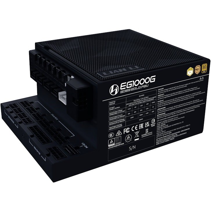 FUENTE DE ALIMENTACION ATX LIAN LI EDGE GOLD 1000W BLACK+HU