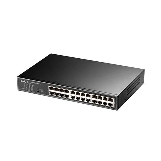 HUB SWITCH 24 PTOS CUDY GS1024 RACK MOUNTABLE
