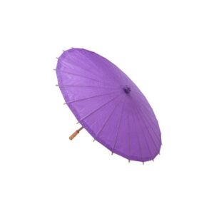 Parasol papel bambú lila