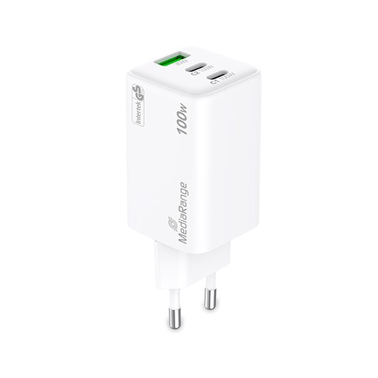 CARGADOR MEDIARANGE TRIPLE USB-A U USB-C 100W