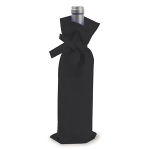 Bolsa para botella de vino grande negro