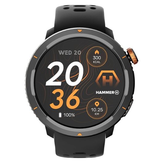 SMARTWATCH HAMMER WATCH 2 LITE BLACK