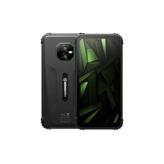 MOVIL SMARTPHONE HAMMER RANGER 4G 8/256GB BLACK GREEN