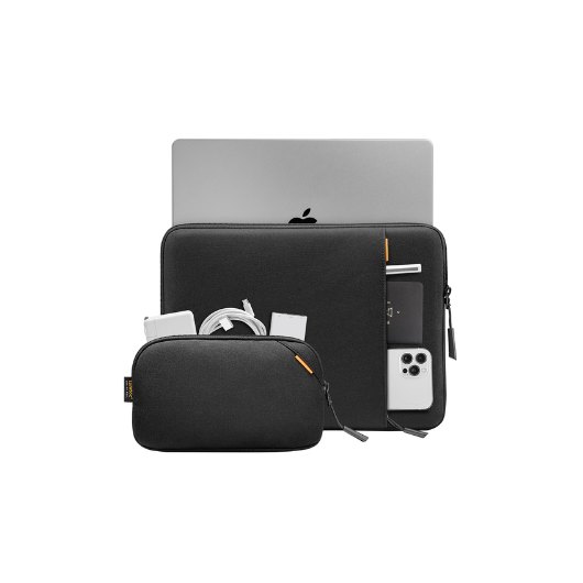 FUNDA PORTATIL 13  TOMTOC A13 + BOLSO BLACK