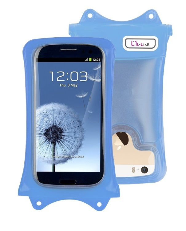 FUNDA MOVIL L-LINK LL-AM-107 WATERPROOF AZUL