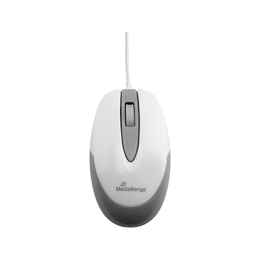 RATON OPTICO MEDIARANGE MROS214 WHITE-GREY