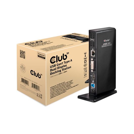 DOCKING CLUB3D STATION USB 3.2  GEN1 TIPO A
