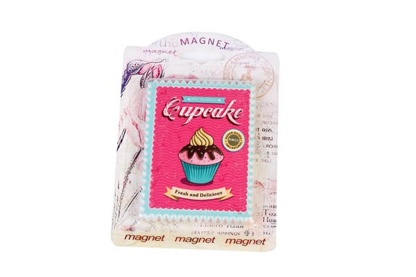 Imán retro «cupcake»