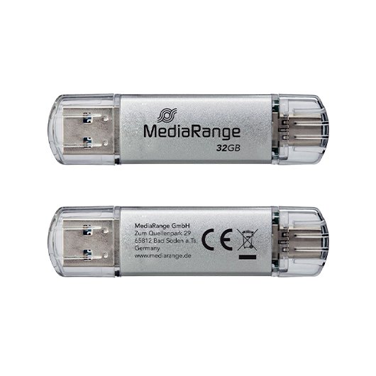 PENDRIVE COMBO 64GB USB 3.2 MEDIARANGE