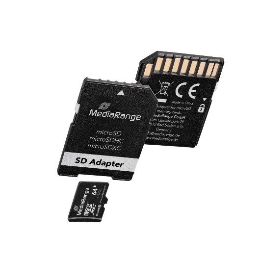 MEM MICRO SDXC 64GB MEDIARANGE + ADAPTADOR SD