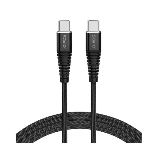 CABLE USB-C A USB-C SAVIO 5A 1M CL-159
