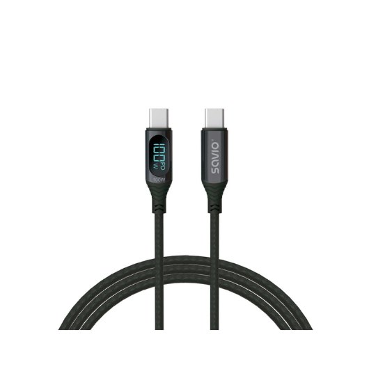CABLE USB-C SAVIO CL-174 NEGRO