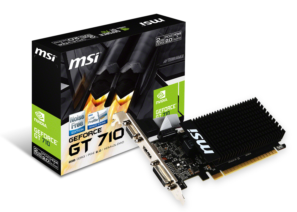 TARJETA GRÁFICA MSI GT 710 2GB GDDR3 LP - Imagen 7